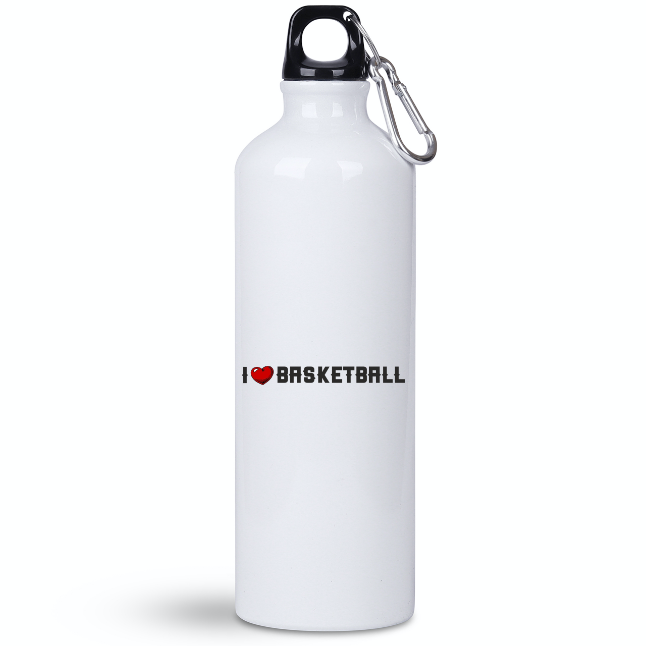 Butelka 800 ml z nadrukiem "I LOVE BASKETBALL" - koszykówka #1