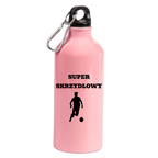 Butelka różowa 600 ml z napisem "Super Skrzydłowy" #1