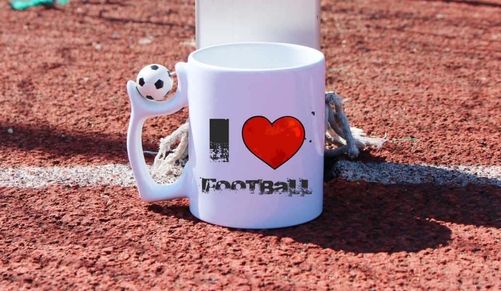 Kubek z piłką i nadrukiem "I LOVE FOOTBALL" #3
