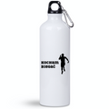 Bidon biały 800 ml z nadrukiem "Kocham Biegać", męski – bieganie #3