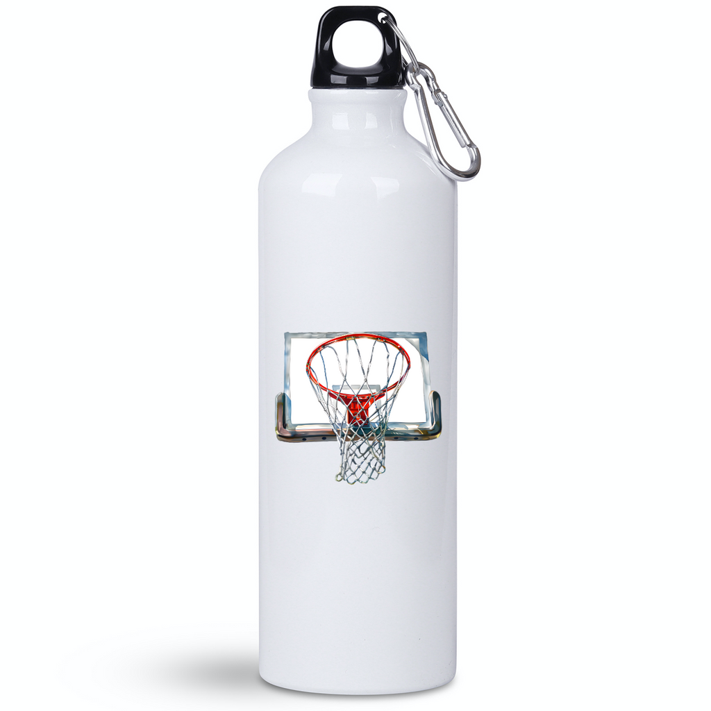 Butelka 800 ml z grafiką tarczy do kosza oraz imieniem do wyboru – koszykówka #3