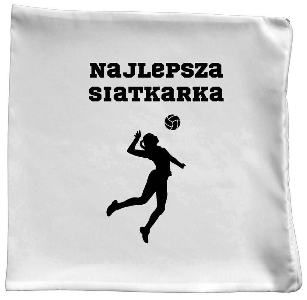 Poduszka z nadrukowaną z nadrukiem "Najlepsza Siatkarka" #5