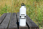 Butelka biała 800 ml na siłownię z napisem "Super Siłaczka" #2
