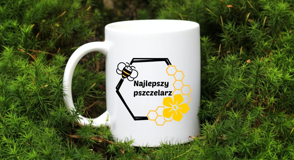 Kubek biały dla pszczelarza "Najlepszy pszczelarz" #12