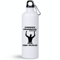 Bidon biały 800 ml pamiątka po półmaratonie + imię i czas – bieganie #8