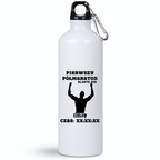 Bidon biały 800 ml pamiątka po półmaratonie + imię i czas – bieganie #8