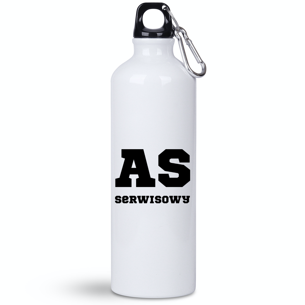 Bidon biały 800 ml z napisem: "AS SERWISOWY" #7