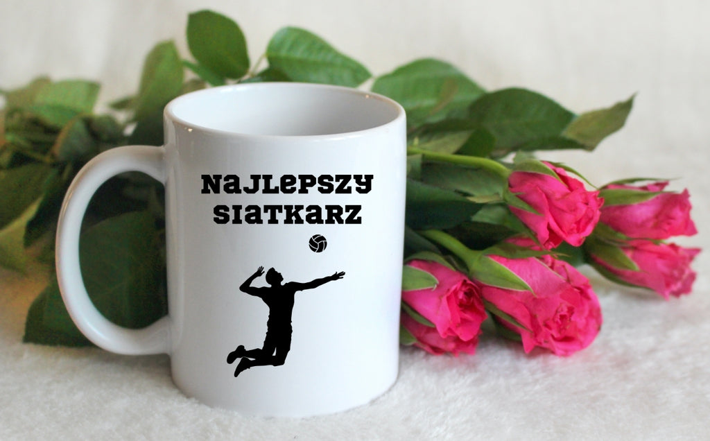 Kubek biały z nadrukiem "Najlepszy Siatkarz" #7