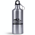 Bidon srebrny 500 ml z grafiką „Rzuć wszystko, jedź w Bieszczady” #2