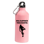 Butelka różowa 600 ml z napisem "NAJLEPSZY TENISISTA" #1