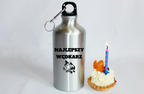 Butelka srebrna 500 ml z nadrukiem "Najlepszy wędkarz" – wędkarstwo #6