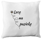 Poduszka dla pszczelarza z nadrukiem „Lecę na pasiekę” – pszczelarstwo #8