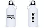 Butelka biała 400 ml z nadrukiem „Kocham góry” #7
