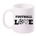 Kubek biały z nadrukiem "Football Love" – piłka nożna #8