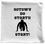 Poduszka dla biegacza – z nadrukiem "Gotowy do startu start!" – bieganie #6