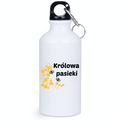 Bidon biały 400 ml z nadrukiem „Królowa pasieki” – pszczelarstwo #9