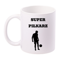 Kubek biały z nadrukiem "Super Piłkarz" - piłka nożna #10