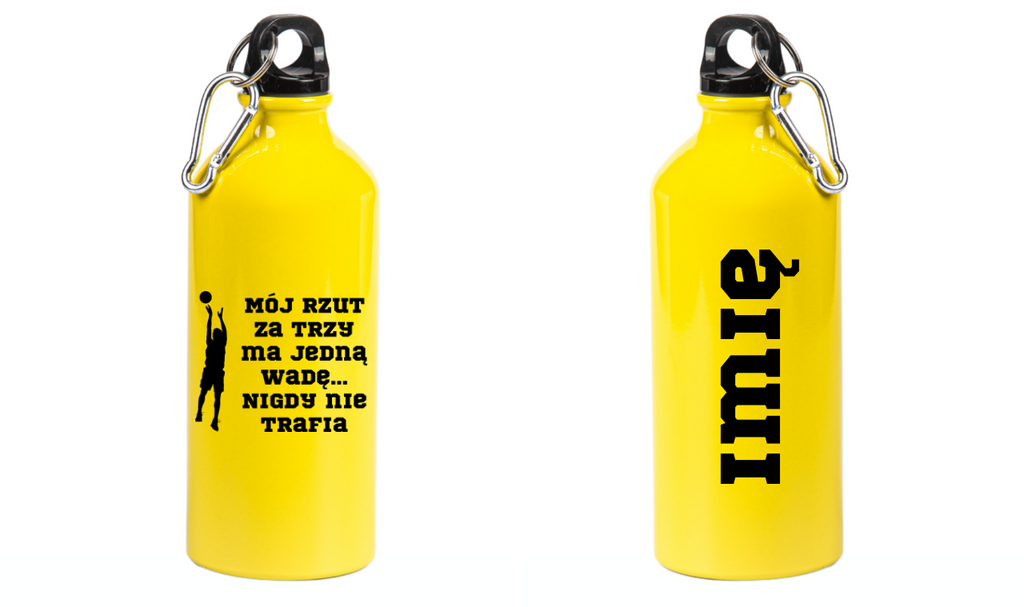 Bidon żółty 600 ml prezent dla koszykarza #2
