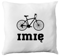Poduszka z grafiką roweru oraz imieniem do wyboru – dla rowerzystów #3