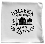 Poduszka z nadrukiem „Działka to nie hobby, to styl życia” – działka, ogród #8