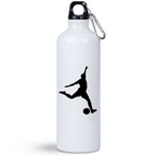 Butelka biała 800 ml z grafiką piłkarza i imieniem do wyboru #9