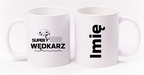 Kubek biały z nadrukiem: "Super Wędkarz" - wędkarstwo #11