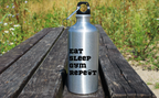 Butelka srebrna 500 ml z nadrukiem "Eat Sleep Gym Repeat" – na siłownię #6