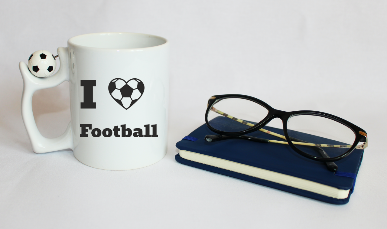 Kubek z piłką i nadrukiem "I Love Football" - piłka nożna #6