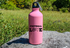 Butelka różowa 600 ml dla kibica piłki nożnej z napisem "FOOTBALL LOVE" #12