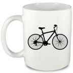 Kubek biały z grafiką rowerową i imieniem do wyboru – dla rowerzystów #3