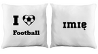 Poduszka z nadrukiem "I Love Football" #6