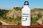 Bidon biały 400 ml z nadrukiem „Najlepszy pszczelarz na świecie” – pszczelarstwo #5