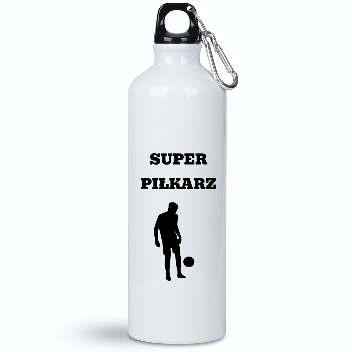 Butelka biała 800 ml z nadrukiem "Super Piłkarz" – piłka nożna #5