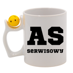 Kubek z piłką 330 ml z napisem "AS SERWISOWY" #7