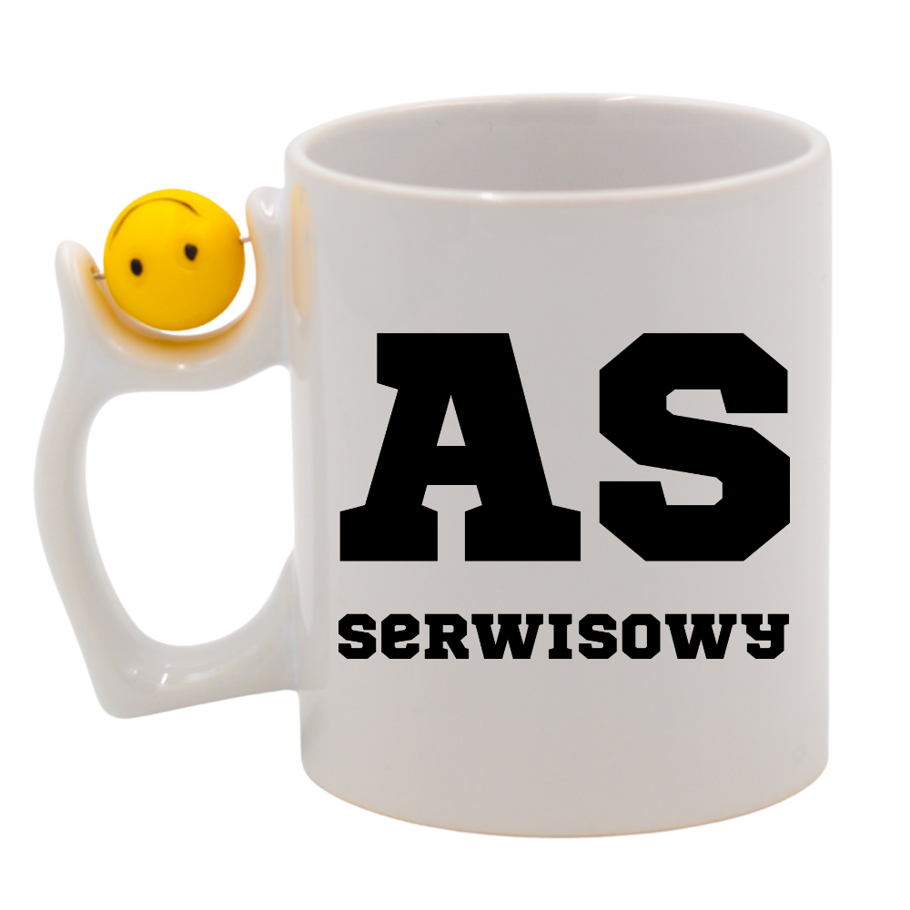 Kubek z piłką 330 ml z napisem "AS SERWISOWY" #7