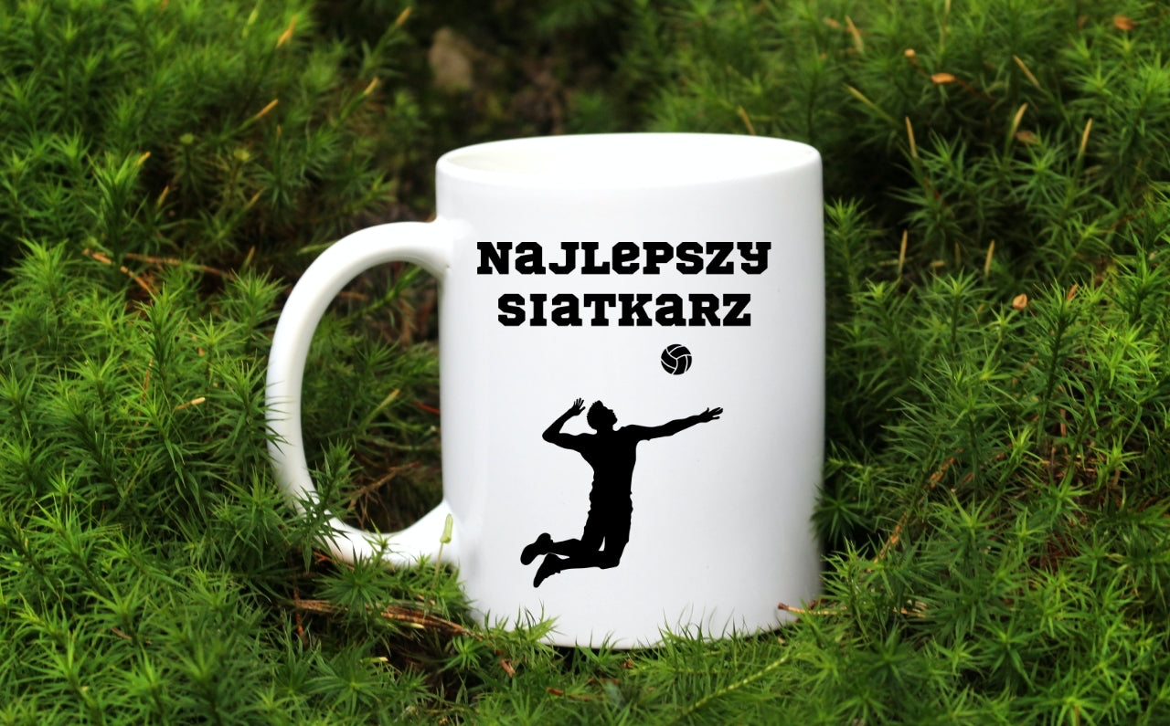 Kubek biały z nadrukiem "Najlepszy Siatkarz" #7