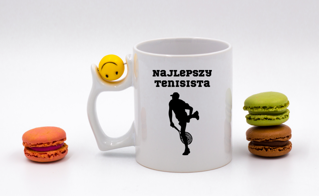 Kubek z piłką 330 ml i grafiką "NAJLEPSZY TENISISTA" #2