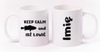 Kubek biały z nadrukiem: "KEEP CALM and IDŹ ŁOWIĆ" - wędkarstwo #6