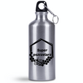 Butelka srebrna 500 ml z nadrukiem „Super pszczelarz” – pszczelarstwo #9