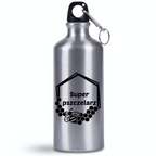 Butelka srebrna 500 ml z nadrukiem „Super pszczelarz” – pszczelarstwo #9