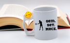 Kubek z piłką 330 ml z napisem "GEM SET MECZ" – damski #8