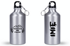 Butelka srebrna 400 ml z nadrukiem „Mountains are calling” – góry, treking #8