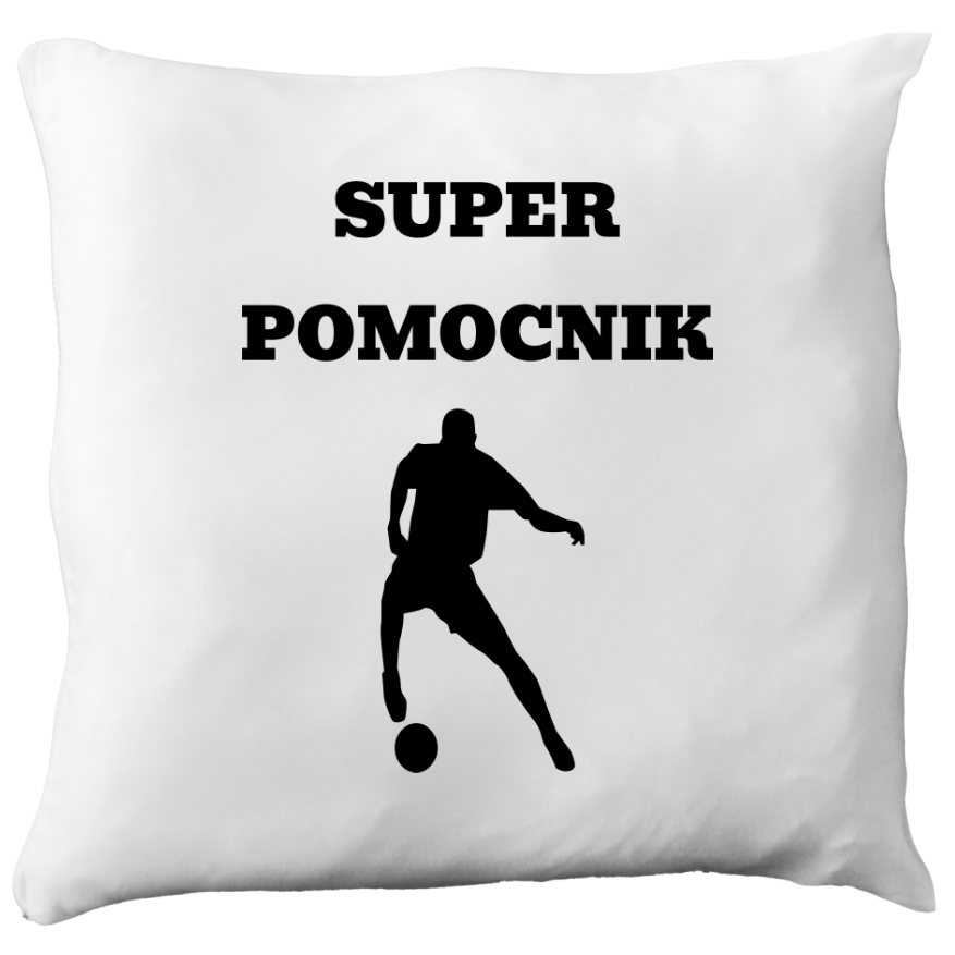 Poduszka z nadrukiem "Super Pomocnik" – piłka nożna #13
