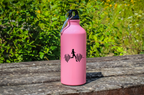 Butelka różowa 600 ml z grafiką biegowe EKG, dla biegaczki – bieganie #6