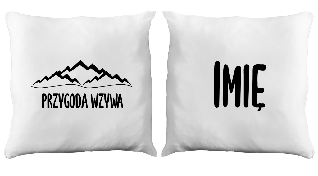 Poduszka z nadrukiem "Przygoda wzywa" #9