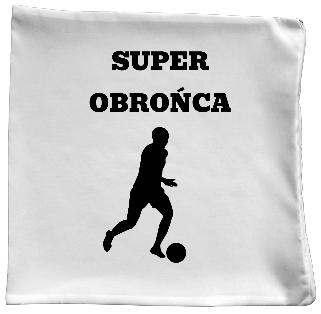 Poduszka z nadrukiem "Super Obrońca" – piłka nożna #14