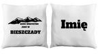 Poduszka z nadrukiem "Rzuć wszystko, jedź w Bieszczady" - góry #2