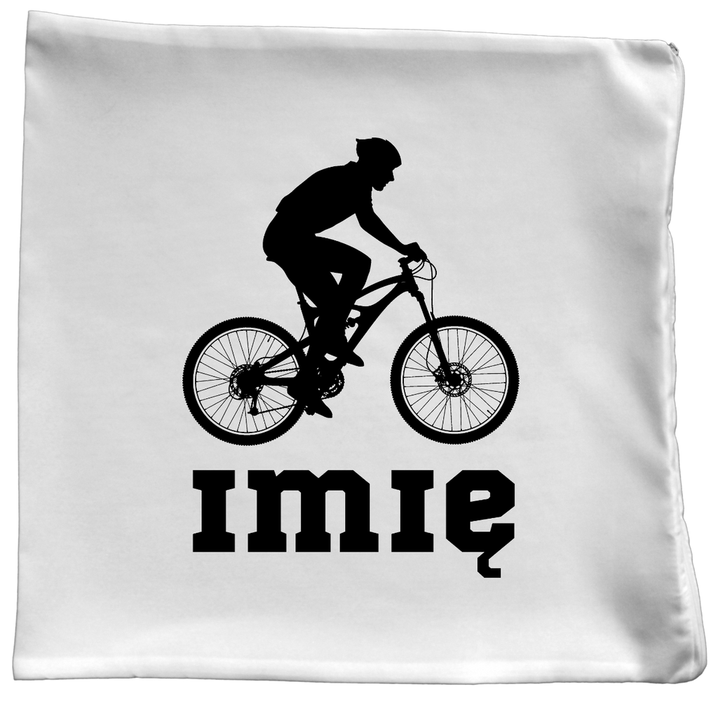 Poduszka z grafiką roweru oraz imieniem do wyboru – dla rowerzysty #9