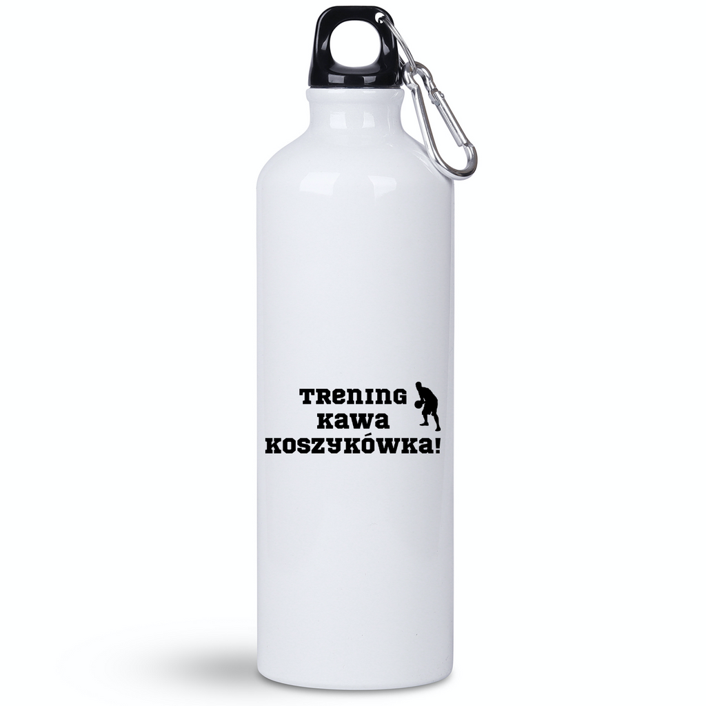 Butelka 800 ml z nadrukiem "Trening Kawa Koszykówka" – koszykówka #5