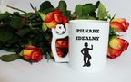 Kubek z piłką i nadrukiem "Piłkarz Idealny" – piłka nożna #9